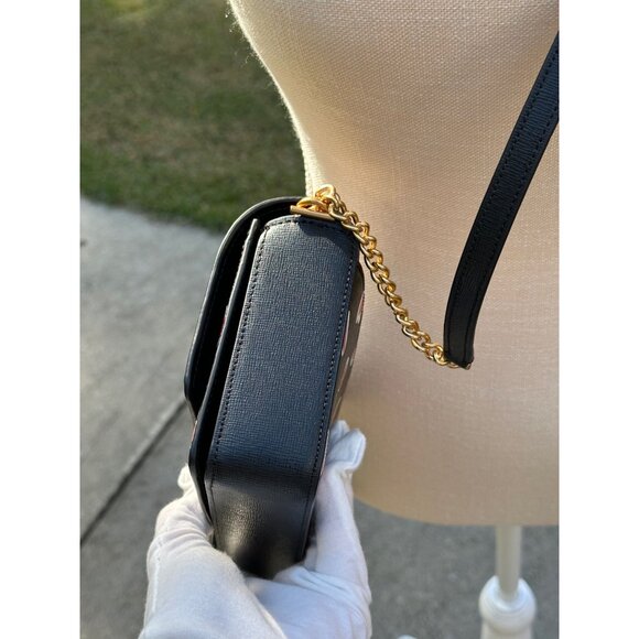 Kate Spade Morgan Stencil Hearts Flap Chain Wallet Crossbody KE350 - Picture 5 of 16